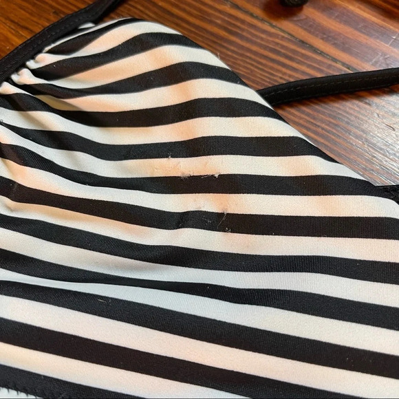 Victoria secret pink striped strappy wrap bikini top - Picture 5 of 9